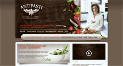 Desktop Screenshot of antipasti.hu