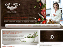 Tablet Screenshot of antipasti.hu