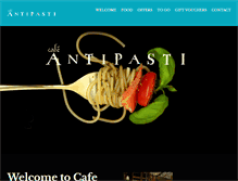 Tablet Screenshot of antipasti.co.uk